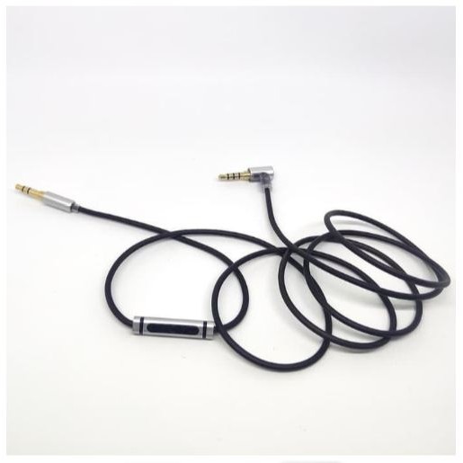 HiFi Premium 3.5mm Aux Audio Cable With Mic Volume Control