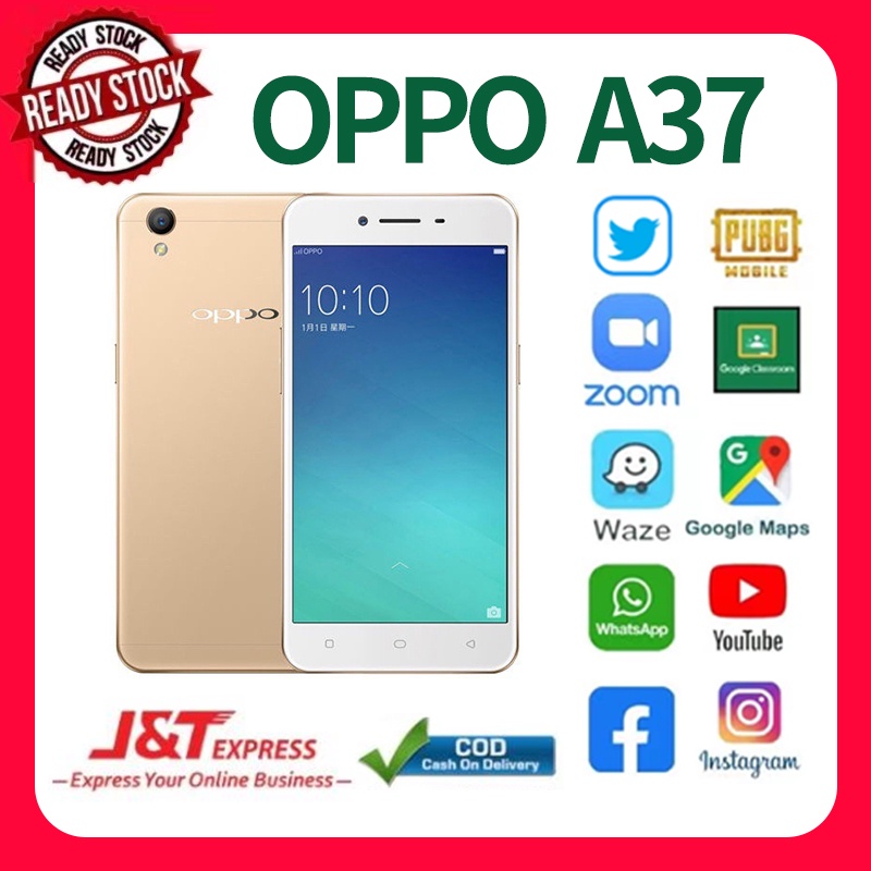 HP OPPO A37 RAM 3/32GB &amp; 2/16GB Baru Dual SIM handphone murah Android  Smartphone Garansi TOKO