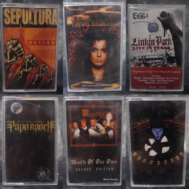 Kaset Tape / Cassete Tape Lagu Barat Campuran