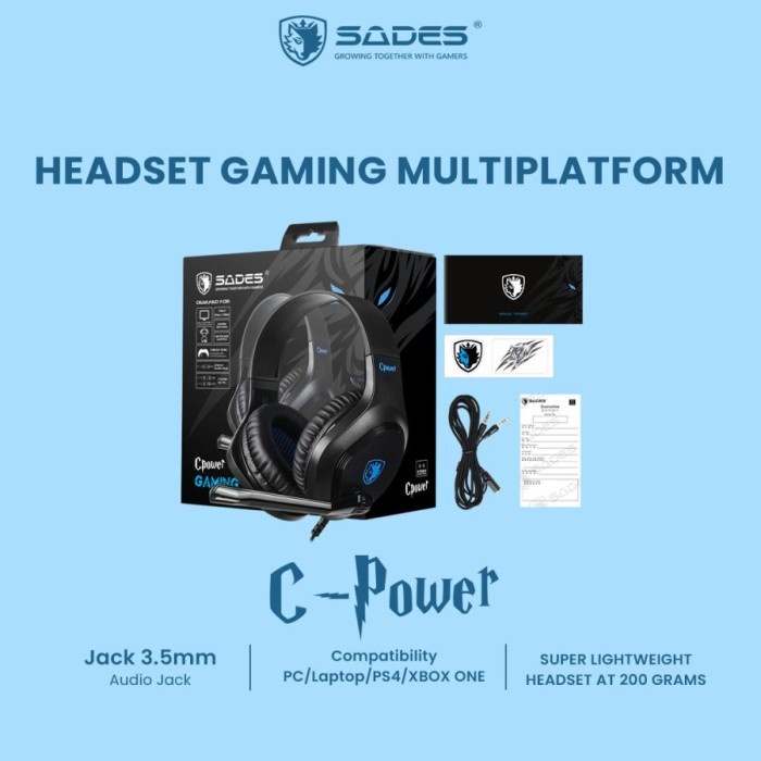 Headset Sades Cpower Multiplatform