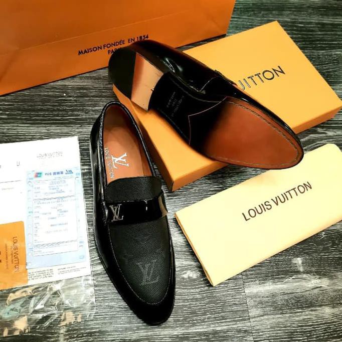 ► TERMURAH SEPATU KERJA PRIA► SEPATU PANTOFEL LOUIS VUITTON PRIA MIRROR QUALITY / SP10 KORTING