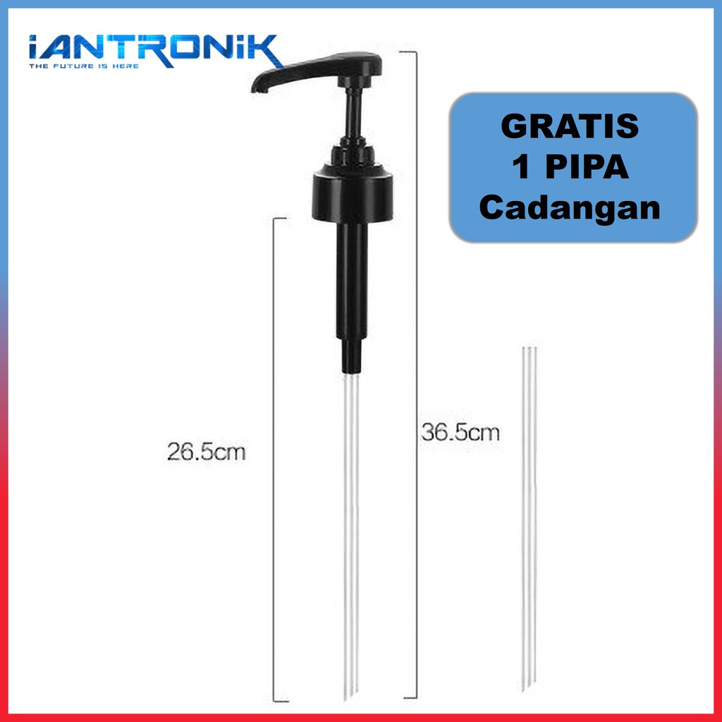 Pompa Saus - Alat Tekan Botol Kecap / Nozzle Pump Dispenser