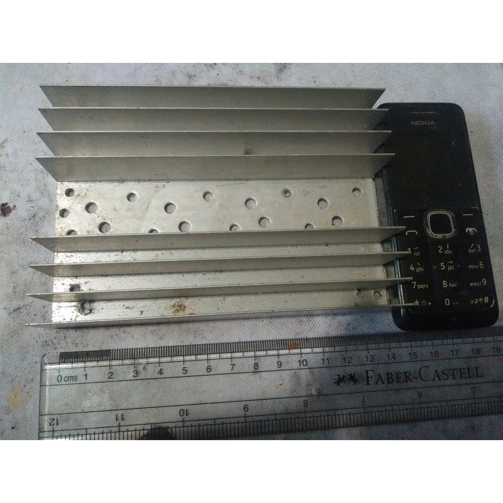 Heatsink Sirip Transistor Jengkol bekas