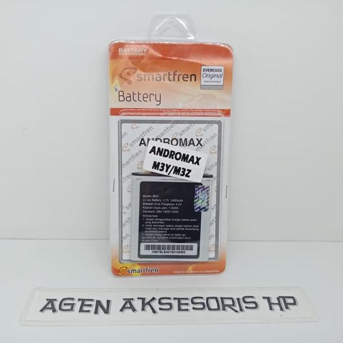 TERBARU BATERAI MODEM M3Y SMARTFREN ANDROMAX M3Z MIFI BATRE H15418 ORIGINAL - HITAM TERJAMIN