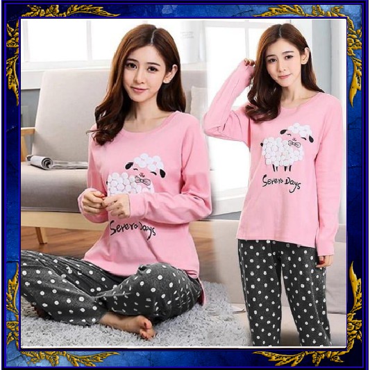  Baju  Tidur  Piyama Pajamas Wanita  Remaja Dewasa 07 Ku 