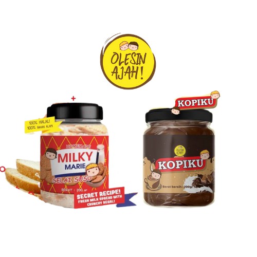 

Promo OlesinAjah Selai Milky Marrie 200Gr + Kopiku 200Gr