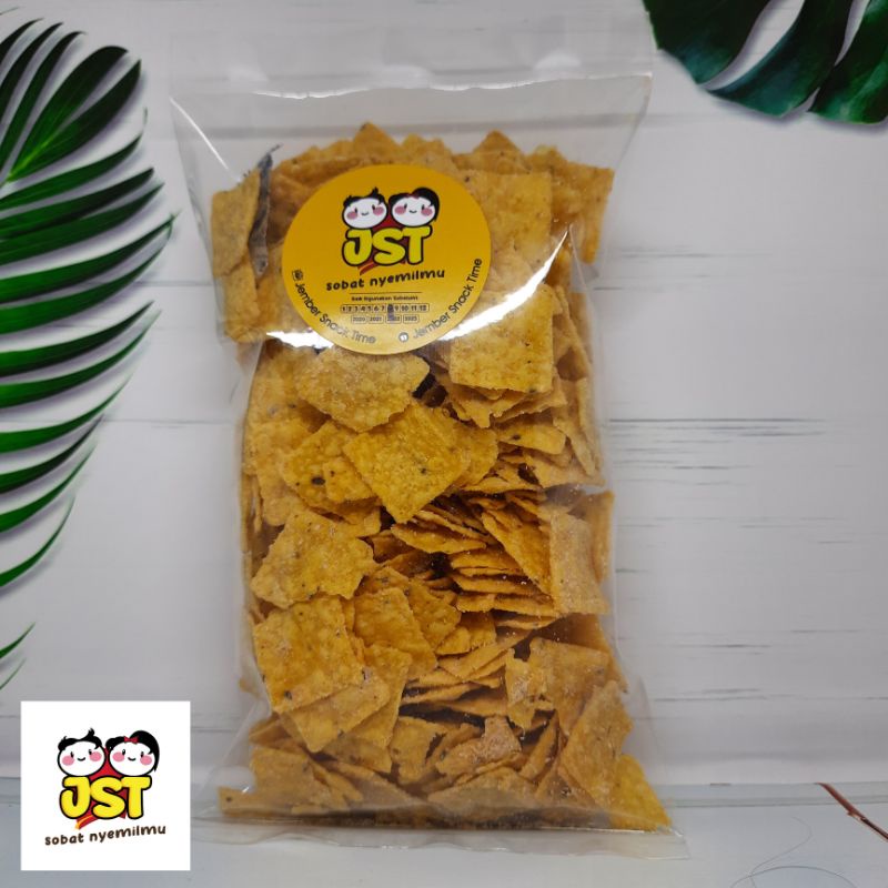 

[250gr] Kripik Keripik Jagung Tortilla Happytos Kiloan Jember Snack Time