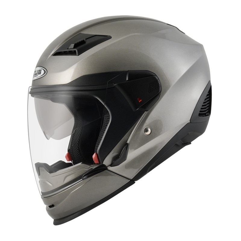 ZEUS 611C DARK SILVER  | HELM ZEUS MODULAR | HELM HALF FULL FACE