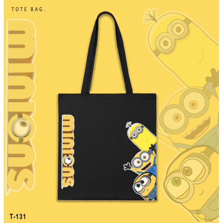 TOTE BAG MINION/TOTE BAG KANVAS KARAKTER MINIONS