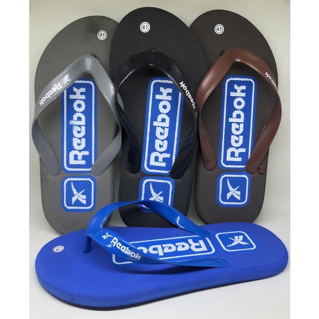 Sendal Jepit Dewasa Pria Laki REEBOK Karet Rubber Simpel Sandal Murah