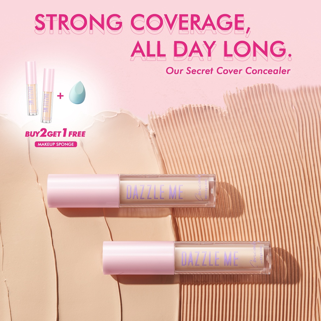 DAZZLE ME Our Secret Cover Concealer - Liquid Makeup Tahan Lama Matte