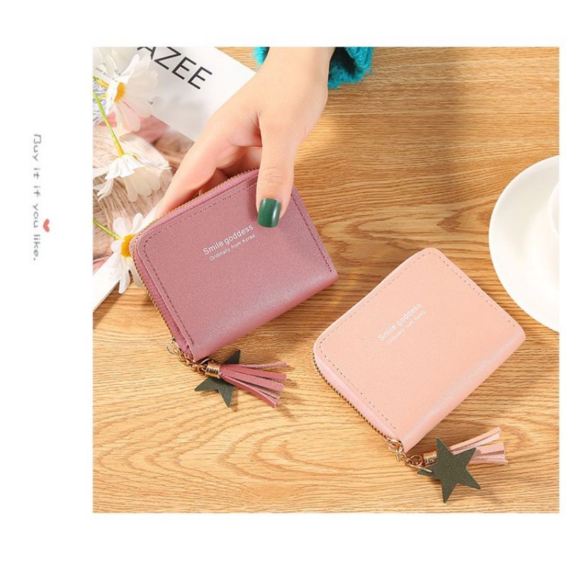 Dompet Wanita Mini Forever Young Resleting FY Bintang Import Korea