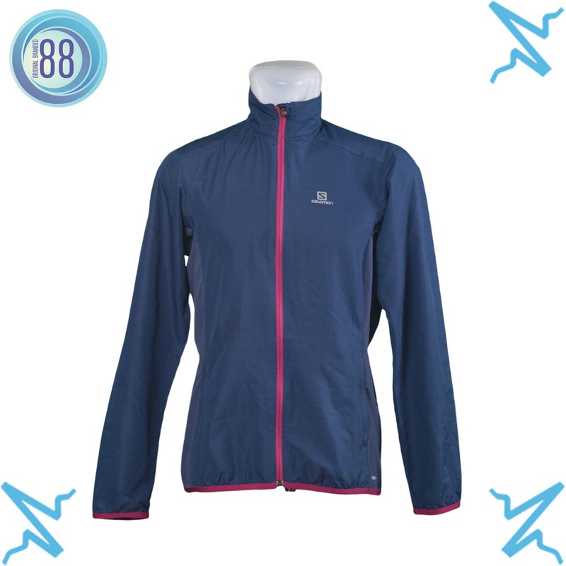 JAKET SALOMON BLUE JAKET OUTDOOR JAKET PRIA CASUAL OBD SL02
