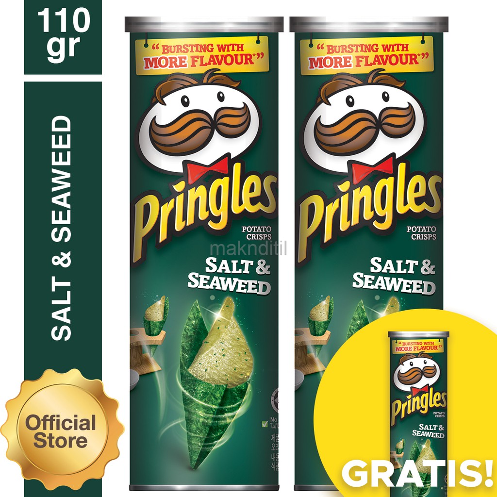 

Buy 2 Get 1 Pringles Salt Seaweed 110g (As3-PE11009-8886467100062)