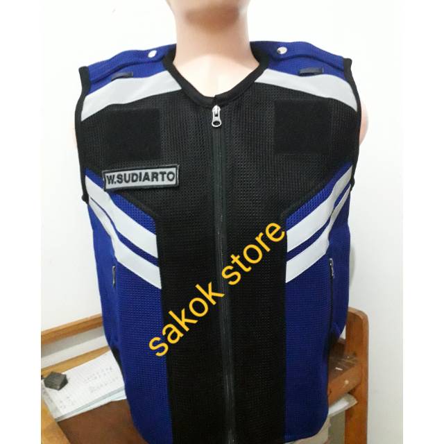 Rompi IGA BIRU mix hitam