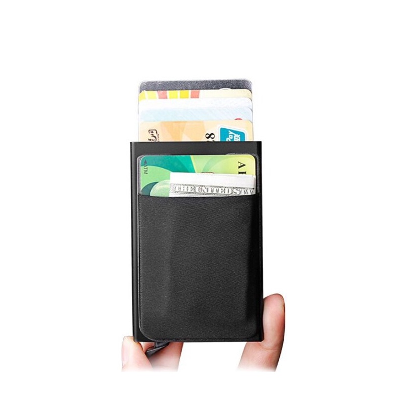 Dompet Kartu Card Holder Wallet Automatic Pop-Up Card Box NJ163