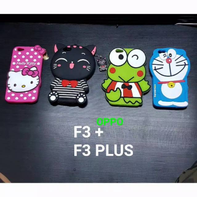 OPPO F3+ PLUS CASE BONEKA 3D