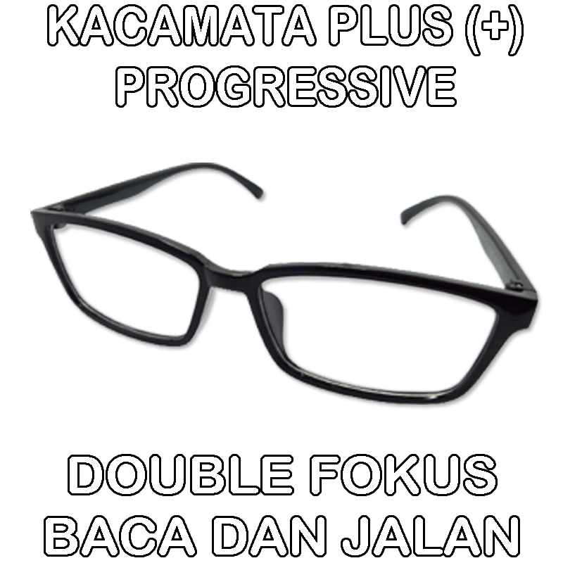 NEW! KACAMATA PLUS(+) 2 FUNGSI PROGRESIF PRIA WANITA KACA MATA DOUBLE FOKUS KACAMATA BACA / KACAMATA RABUN DEKAT