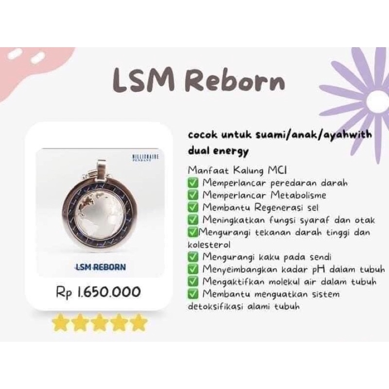 LSM Reborn MCI (Kalung Kesehatan)