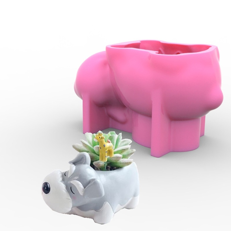 Siy Cetakan Sabun Handmade Diy Bentuk Pot Bungahewan Bahan Silikon