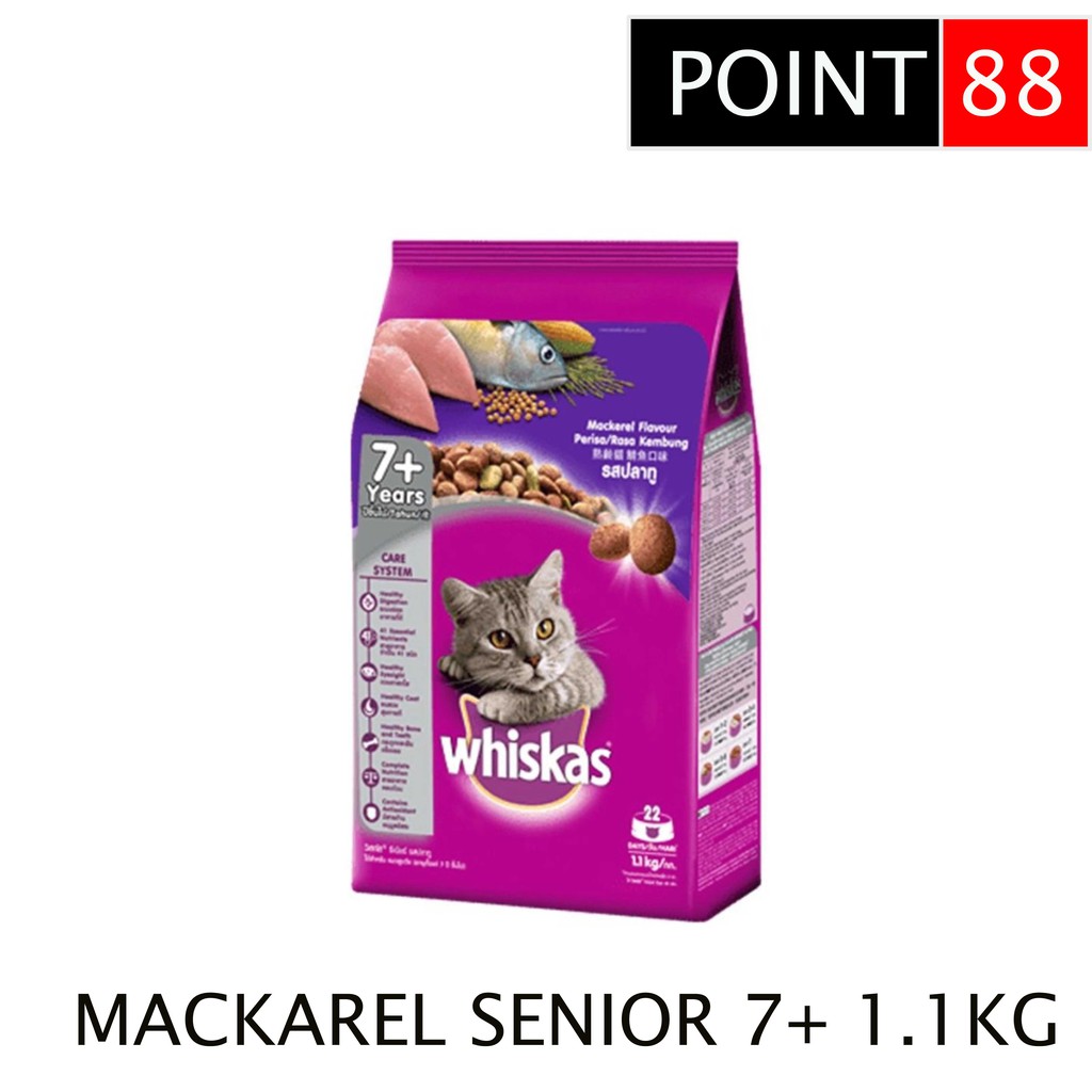 Whiskas Mackarel Senior 7+ 1.1kg