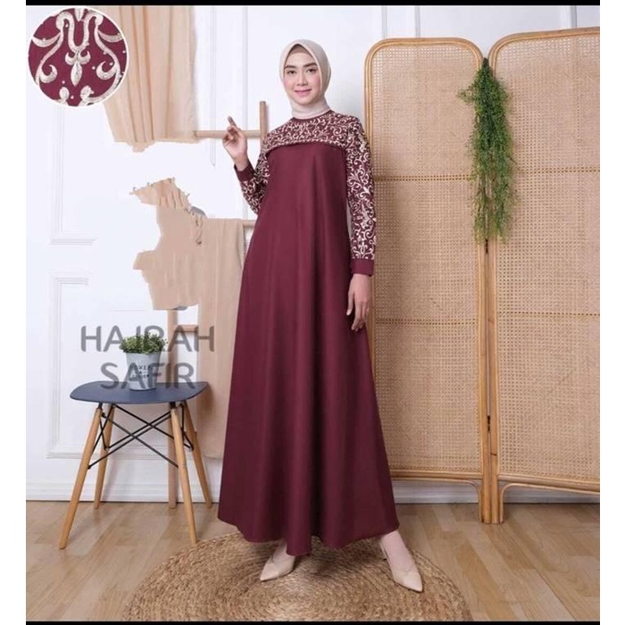 Gamis Wanita - Hajrah Safir - EVR - FX