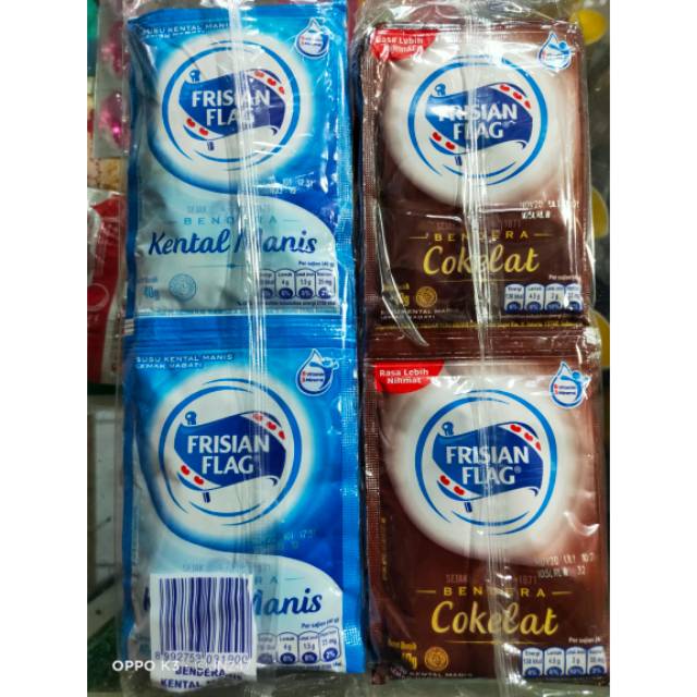 

Susu Bendera Sachet / Frisian Flag Sachet kental manis isi 6 Sachet