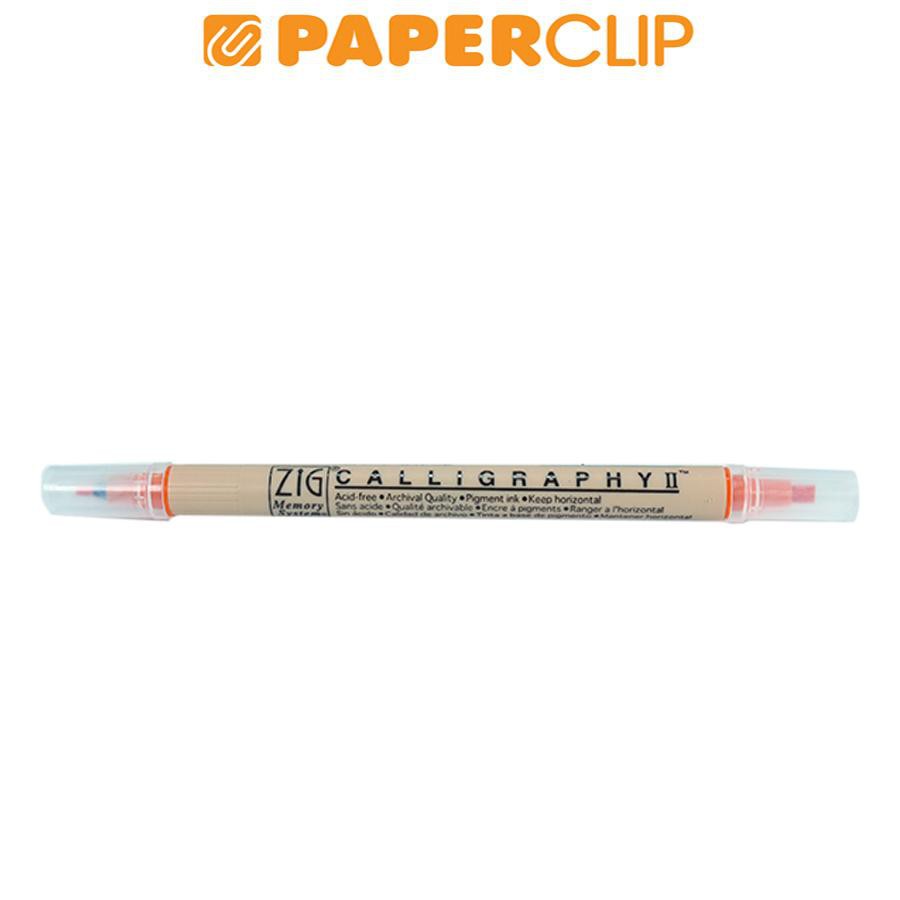 

PEN BRUSH ZIG KURETAKE MS-3500 CALLIGRAPHY II 070 PURE ORANGE