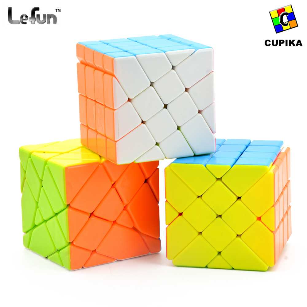 Rubik 4x4 LEFUN Stickerless Fisher Unik murah ORIGINAL