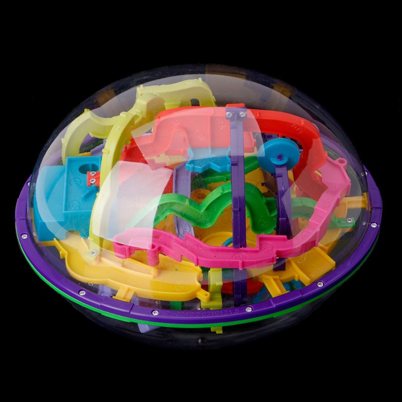 Mary 299 Barriers 3D Magic Intellect Ball Balance Maze Game Puzzle Globe Toy Kid Gift