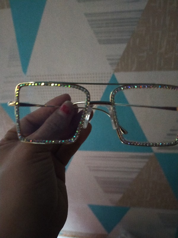 Yzz ❗ready Stock❗ Kacamata Hitam Bentuk Kotak Transparan Dengan Bingkai Metal Untuk Pria/wanitatz