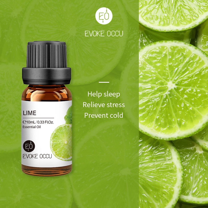 Evoke Occu - Lime 10ml Essential Oil Minyak Aroma Terapi Diffuser Humidifier Natural Relax Fresh Candle Soap Bath Aromatherapy