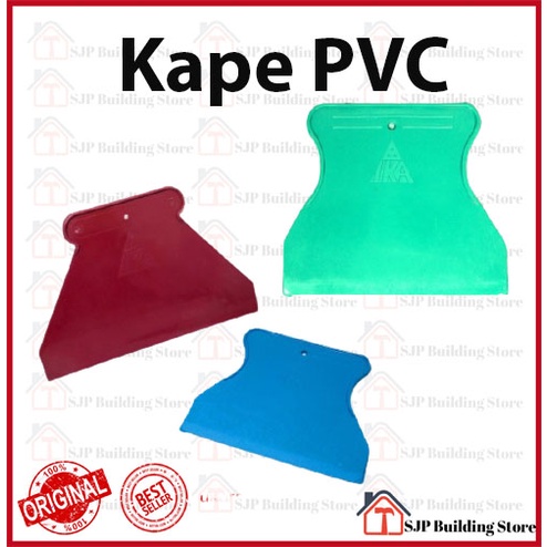 KAPE PLASTIK 5 7 9 INCH DEMPUL TEMBOK DENGAN KOMPON / SCRAPPER PVC KUAT BAGUS AWET FINISHING MULUS