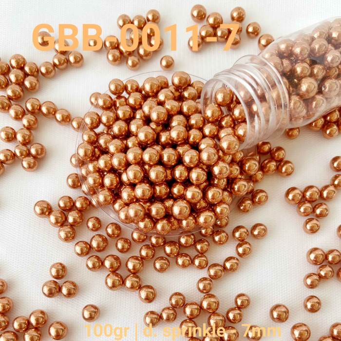

GR-GBB-0011 SPRINKLES SPRINKLE SPRINKEL 100GR MUTIARA ROSEGOLD GRATIS ONGKIR