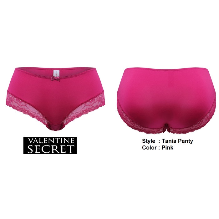 BAHAN BERKUALITAS TINGGI PANTY VALENTINE SECRET STYLE TANIA COLOR PINK PALING MURAH