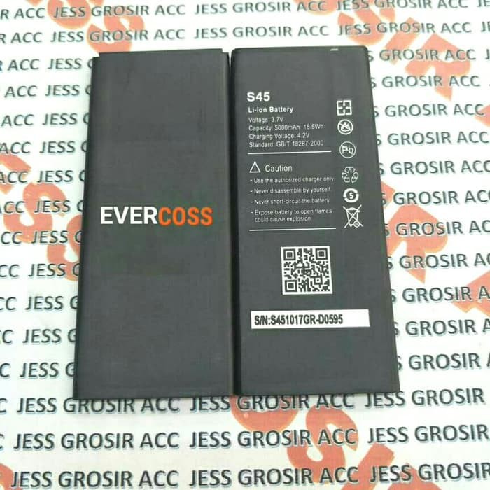 Baterai Battery Double Power Evercoss , Cross , Evercross S45 4G Lte