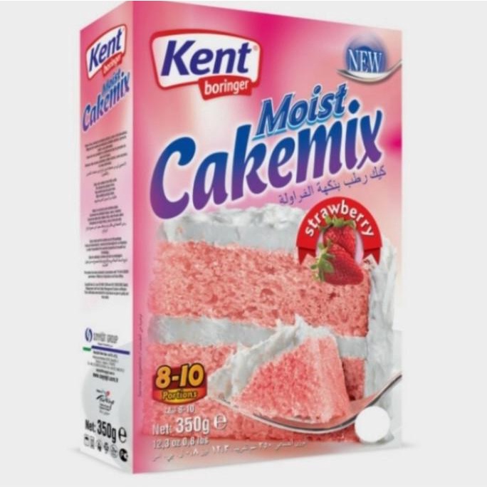 

Kent Boringer Moist Cake Mix Strawberry 350gr