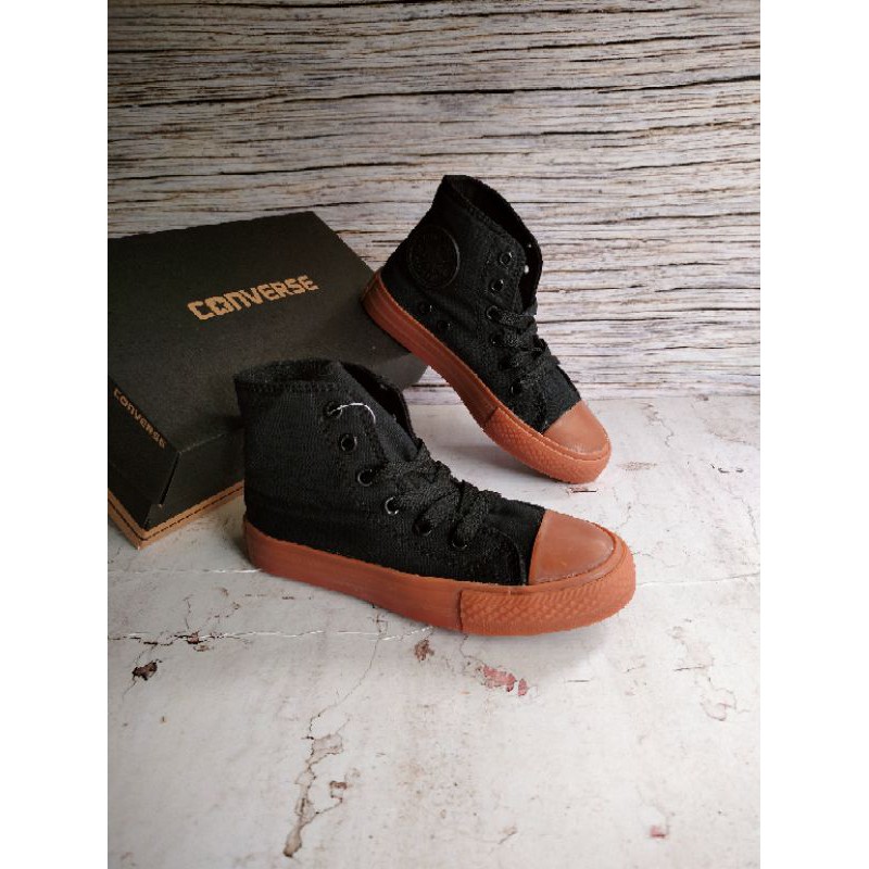 SEPATU CONVERSE ANAK GUM ABU PREMIUM HIGH QUALITY SEPATU CONVERSE ANAK LAKI LAKI MURAH TERLARIS KADO