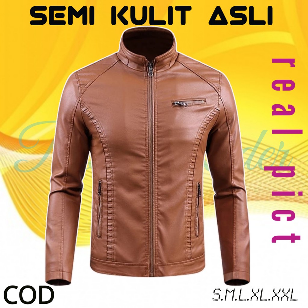 [New Trend] Jaket Kulit Pria Original Elegan Botz super keren gaya 2021