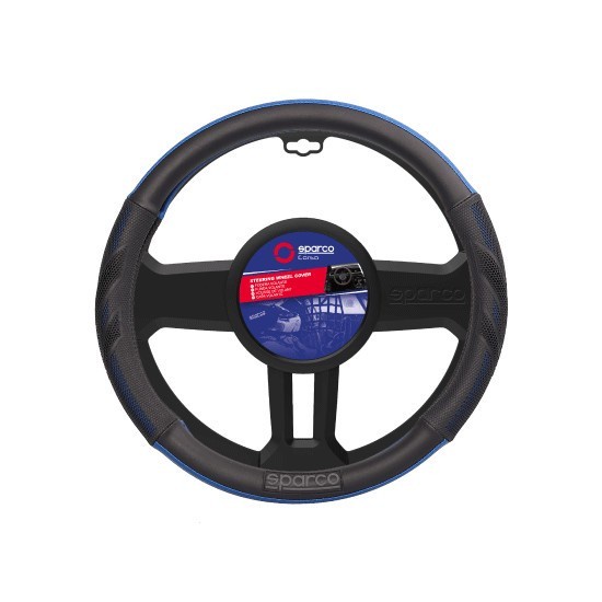 SARUNG SETIR COVER STIR SPARCO CORSA SPS 100 PREMIUM ORIGINAL ITALY - HITAM