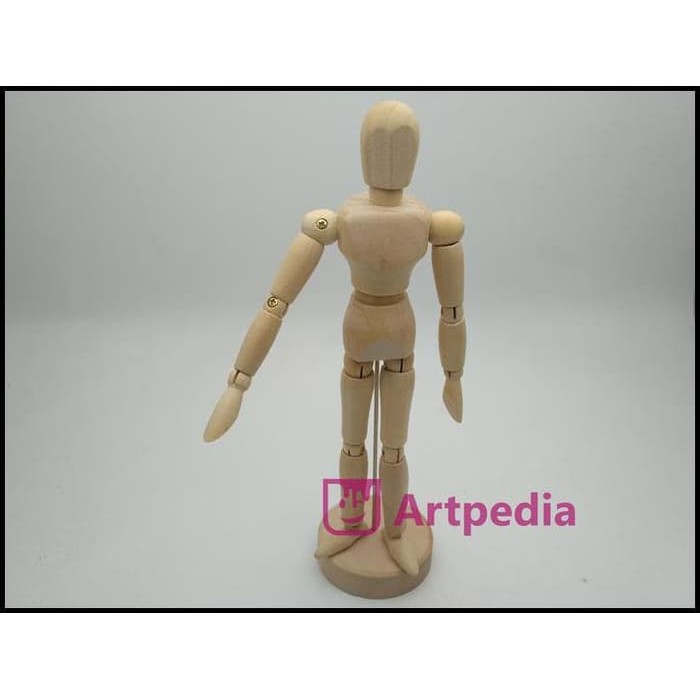 

TERBARU - MANEKIN KAYU 20 CM / BONEKA KAYU 20CM / WOODEN MANNEQUIN