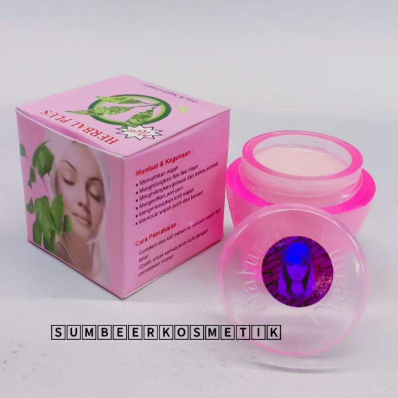 CREAM HERBAL PLUS ORI NEW BARBIE ECER