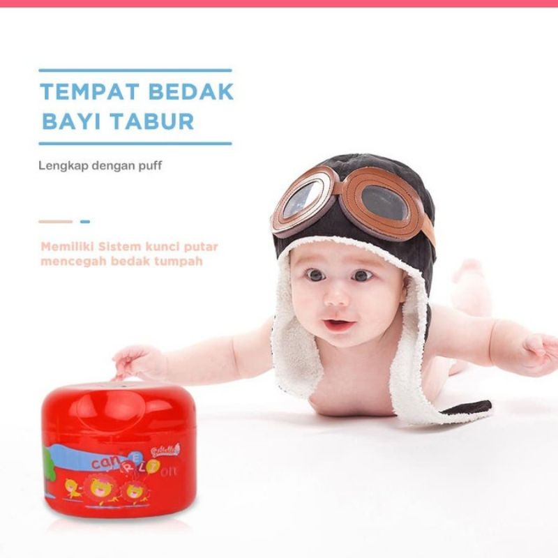 Tempat Bedak Bayi Single Anti Pecah dan Tumpah RELIABLE ||  TEMPAT BEDAK ANTI PECAH Single dan Double || Reliable Tempat Bedak Single dan Double