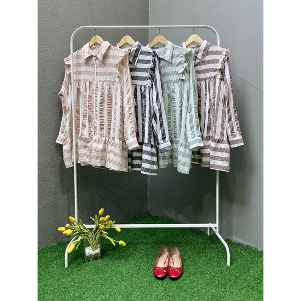 IZZY SHIRT/KEMEJA BUSUI/KEMEJA CRINKLE/KEMEJA LINEN/KEMEJA GARIS/KEMEJA BIG SIZE