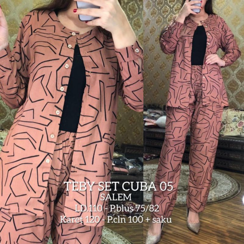 Daster Arab Set Teby Cuba 05