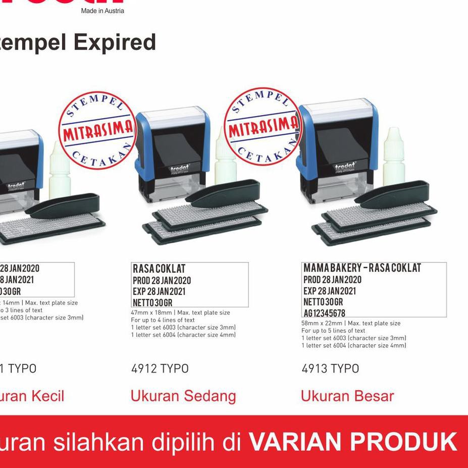 

Laris ZKA Stempel EXPIRED dengan kode produksi atau format lain yang fleksibel 89 0 N0R
