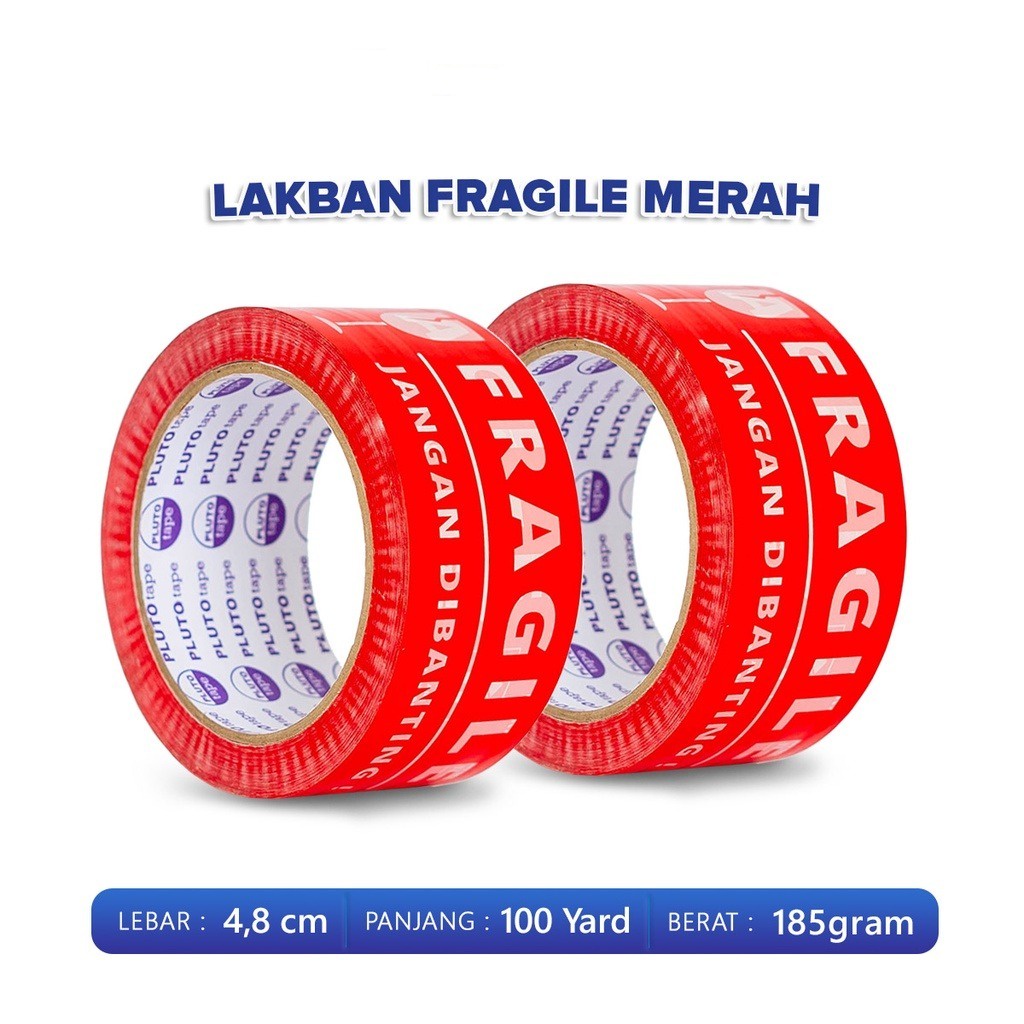 

LAKBAN FRAGILE JANGAN DI BANTING 48mmx100Yard SUPREME TAPE