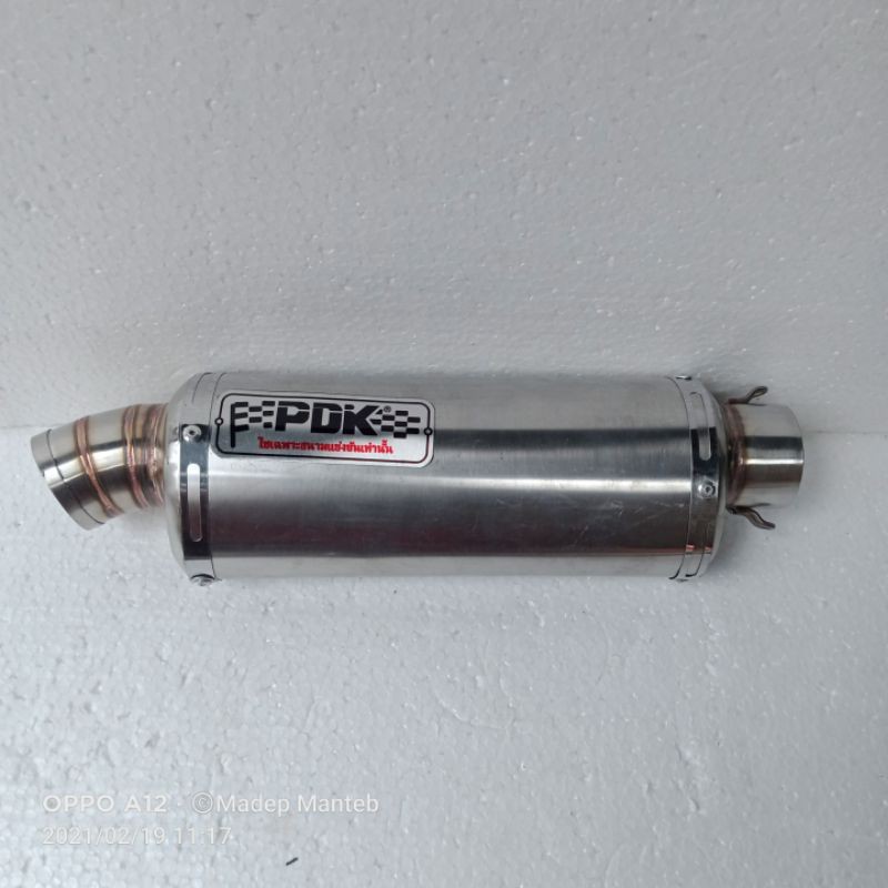 Slencer slincer gembung PDK Oval pendek20 D50 untuk semua motor terlaris