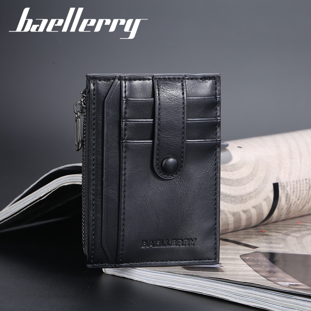 BAELLERRY K9149 Dompet Kartu Pria Wanita Bahan Kulit PU Leather Premium WATCHKITE WKOS
