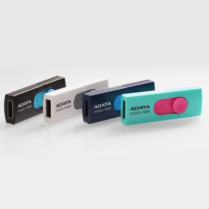 FLASHDISK ADATA UV220 16GB USB 2.0 -Putih